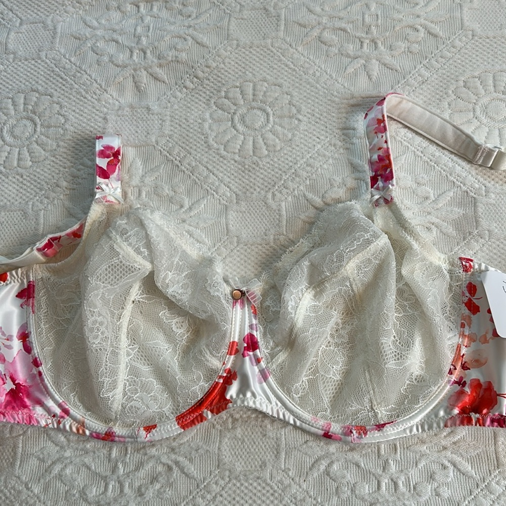 Aubade lace bra 38D NWT